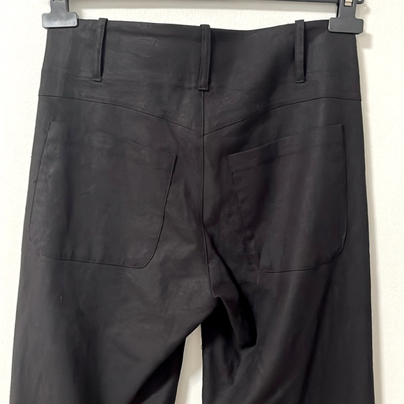 NWT BRENDA BEDDOME Linen Pant - Black - Size 25 - Picture 9 of 13